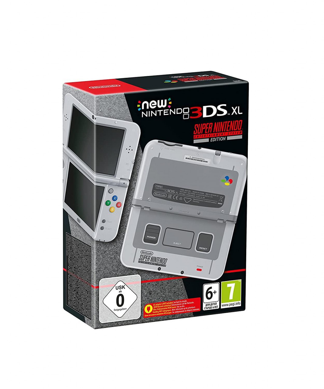 New Nintendo 3DS XL Konsole - SNES Edition (Nintendo 3DS, NEU) **