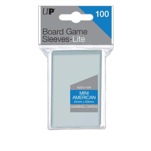 Lite Mini American Board  Game Sleeves 41mm x 63mm  100ct