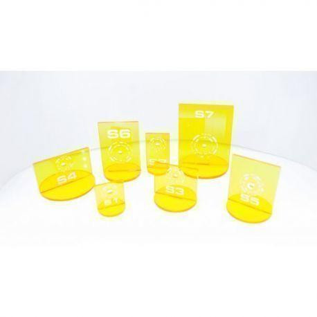 Infinity N3 Silhouette Templates Yellow