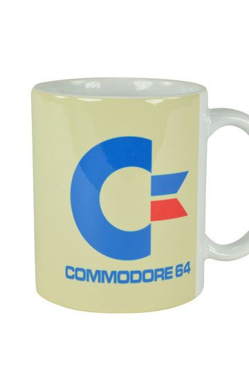 Commodore 64 Tasse White Logo