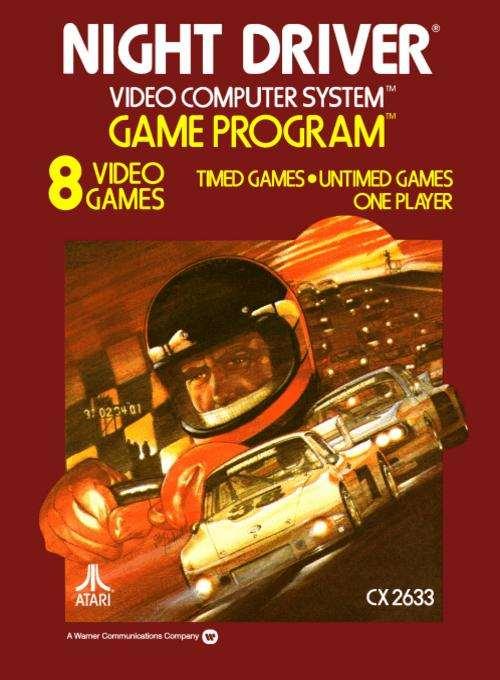 Night Driver CX2633 (OA) (Atari VCS, gebraucht) ** Night Driver CX2633 (OA) (Atari VCS, gebraucht) **