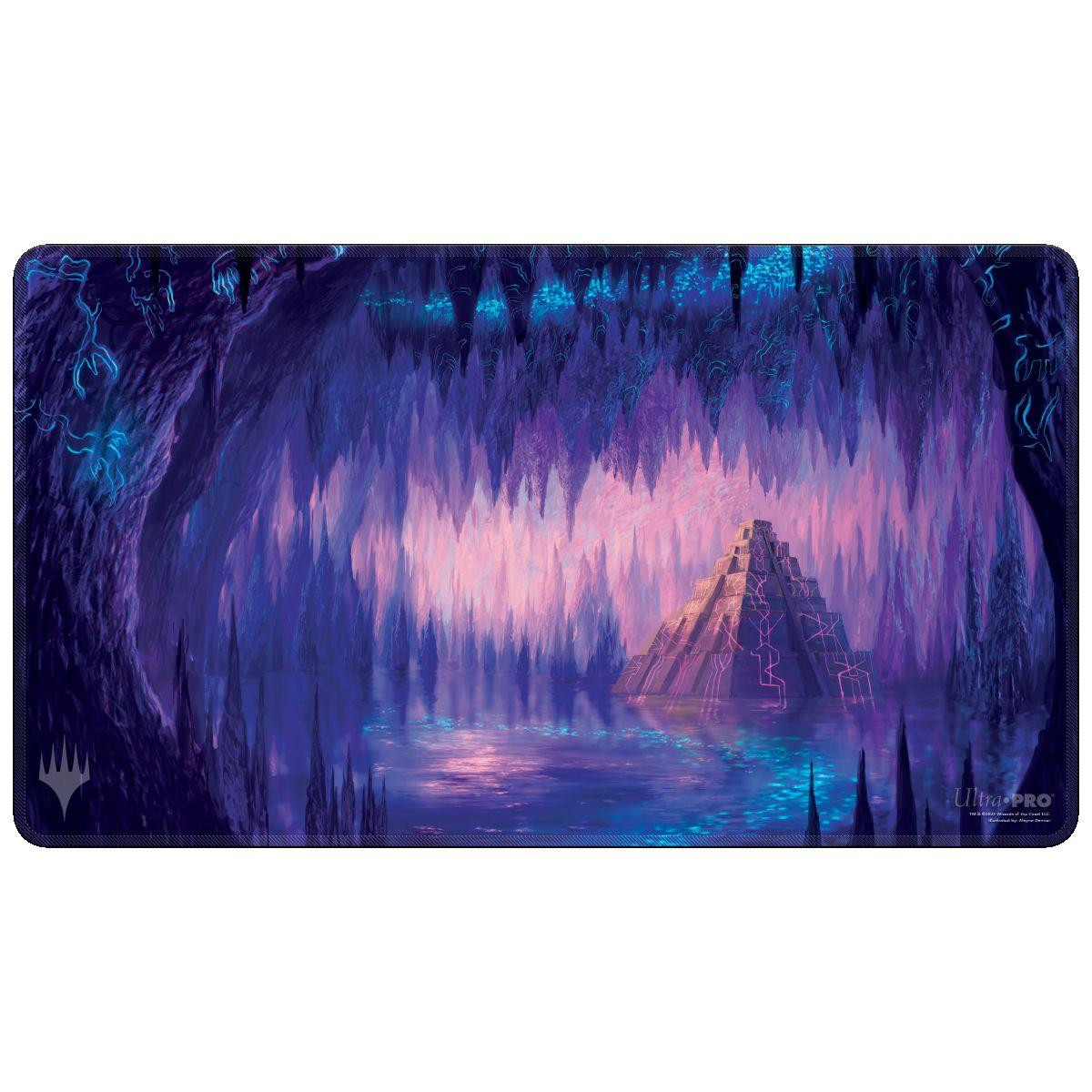Ultra Pro - The Lost Caverns of Ixalan White Stitched Playmat for Magic: The Gathering Ultra Pro - The Lost Caverns of Ixalan White Stitched Playmat for Magic: The Gathering