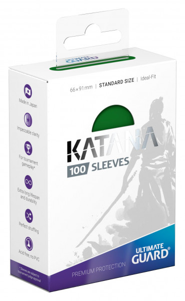 Ultimate Guard Katana Sleeves Standard Green (100)