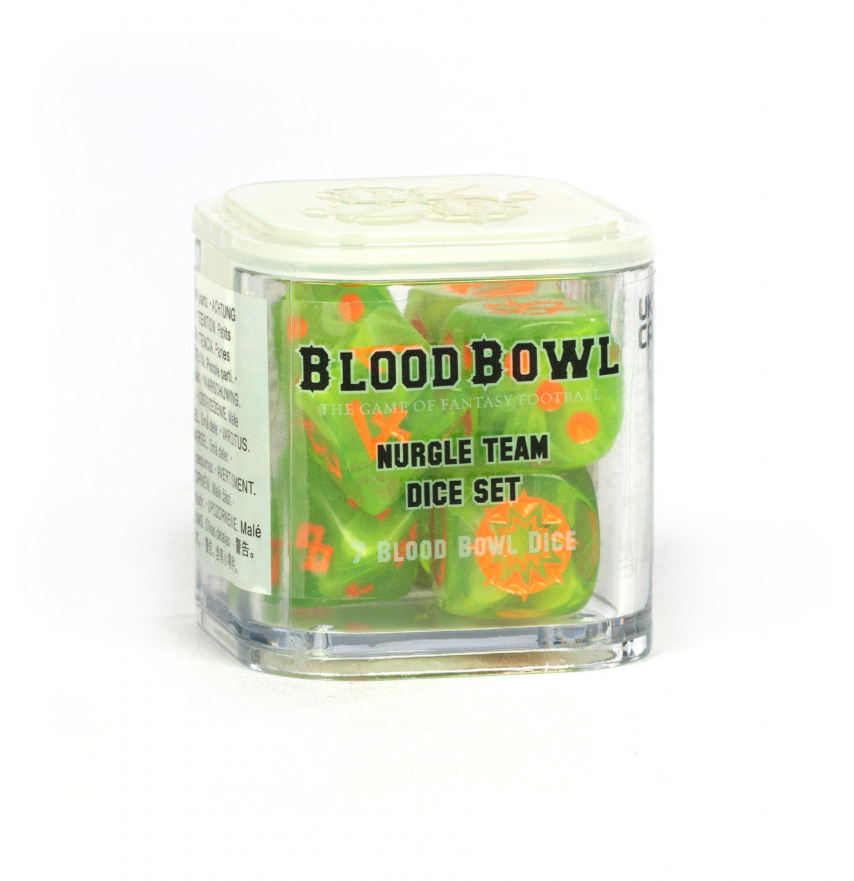BLOOD BOWL: NURGLE TEAM DICE