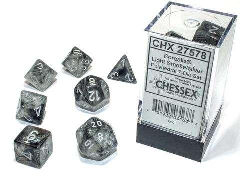 Borealis Polyhedral Light Smoke/silver Luminary 7-Die Set Borealis Polyhedral Light Smoke/silver Luminary 7-Die Set