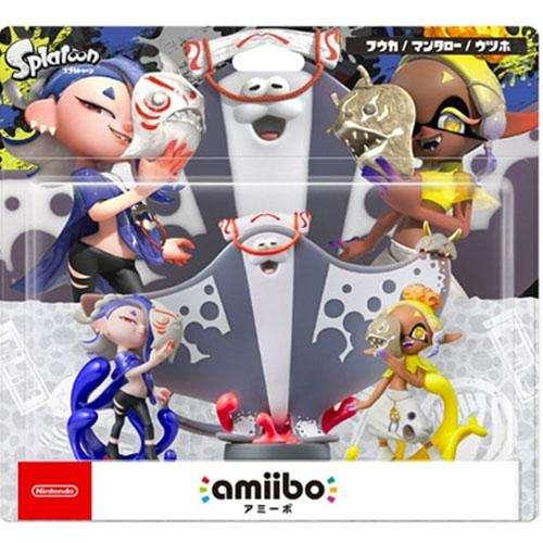 Amiibo Splatoon 3 3-in1 Mako, Muri & Mantaro