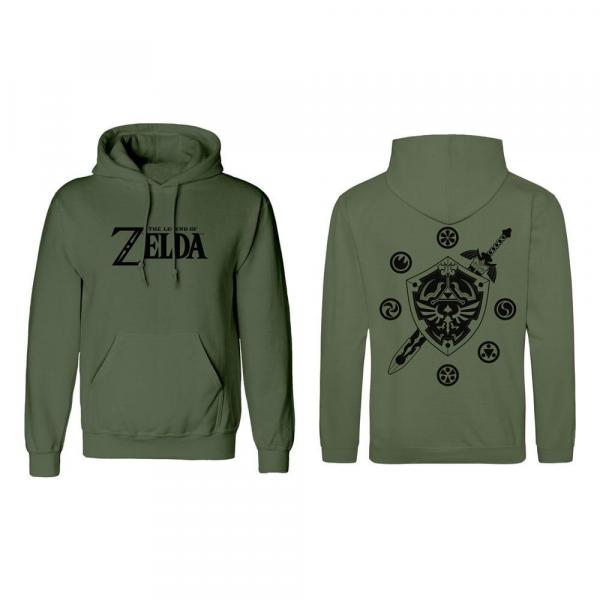 The Legend of Zelda Kapuzenpullover Logo And Shield XL