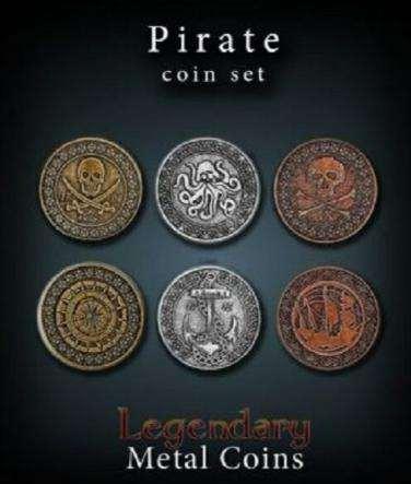 Pirate Ships Metal Coins