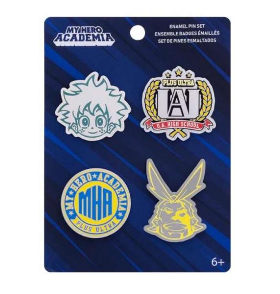 4PK PIN SET: My Hero Academia - UA HIGH