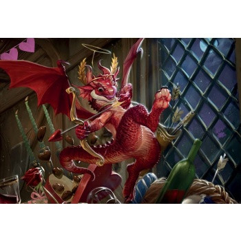 Dragon Shield Art Sleeves Matte - Valentine Dragons 2020 (100)