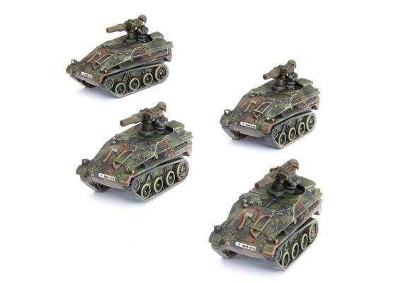 Team Yankee Wiesel TOW Panzerabwehr Zug (x4)