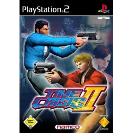 Time Crisis 2 + Namco Light Gun NPC-103 (Playstation 2, gebraucht) **